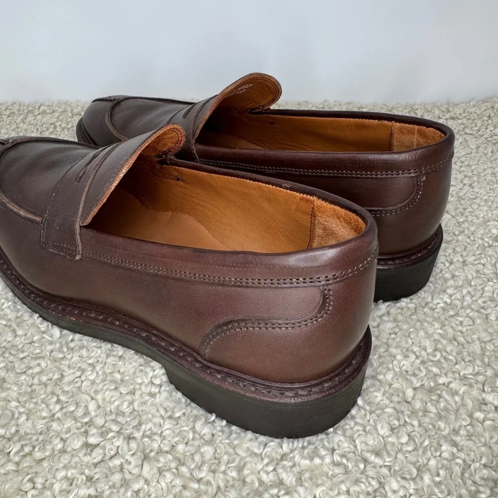 Allen Edmonds Brown Leather Penny Loafers